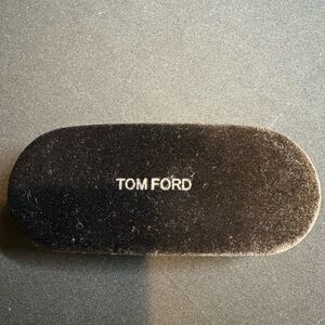 Tom Ford Velvet Black Glasses Case